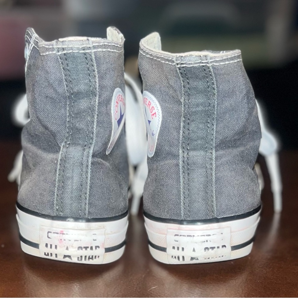 Converse Chuck Taylor All Star Hi Lace Up High Top Blue Sneakers women’s size 6 - Picture 5 of 10